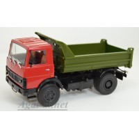 031-АГ МАЗ-5551 грузовик бортовой, красный/зеленый